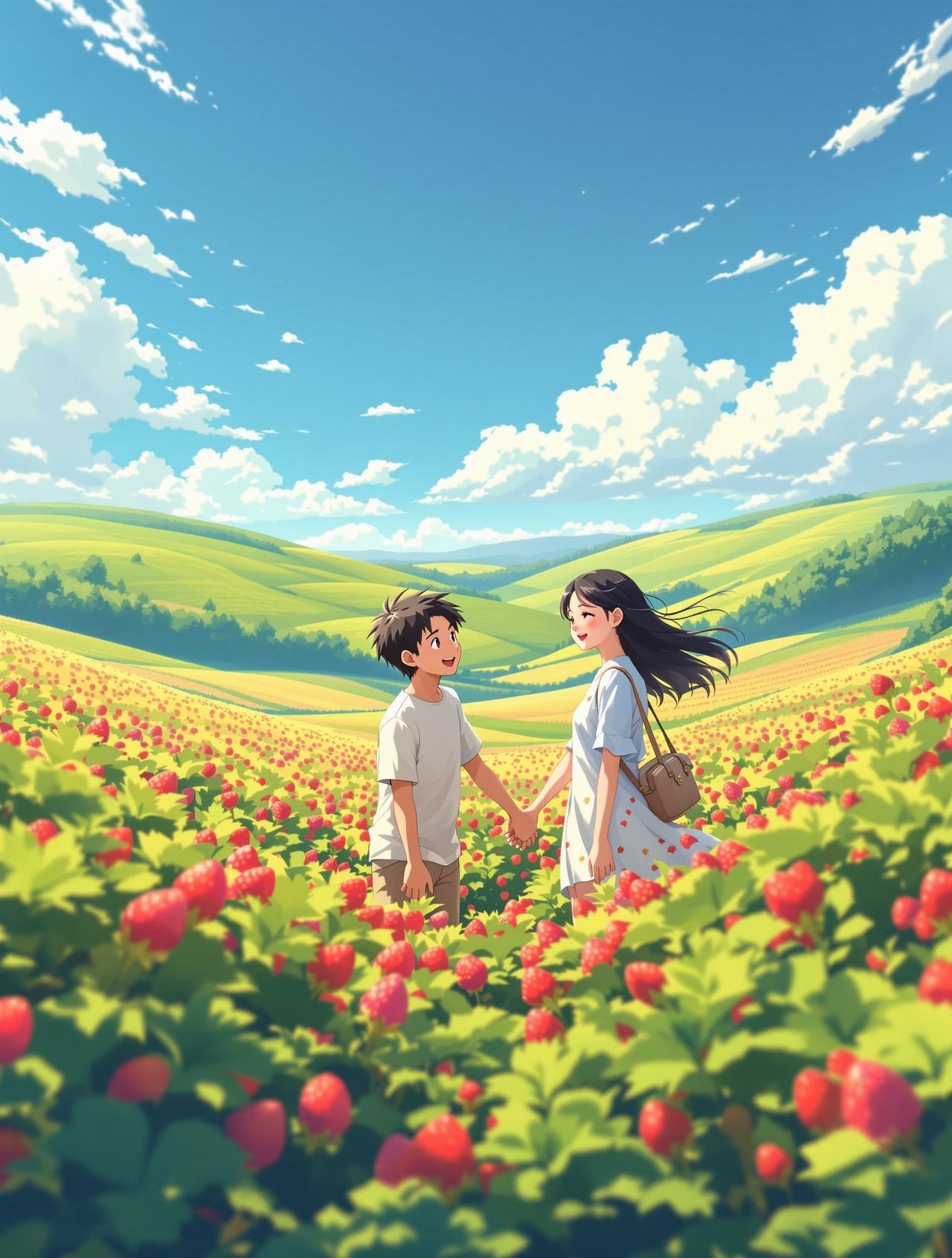 吃瓜短剧夸克《草莓味的夏天》- 校园初恋短剧 吃瓜短剧夸克《草莓味的夏天》封面图 - 校园初恋